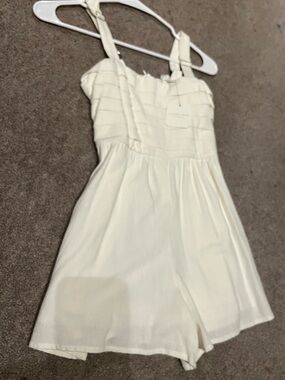 Alterd state white romper new with tags